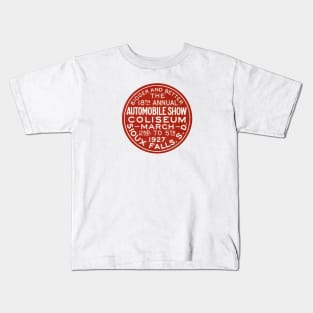 1927 South Dakota Car Show Kids T-Shirt